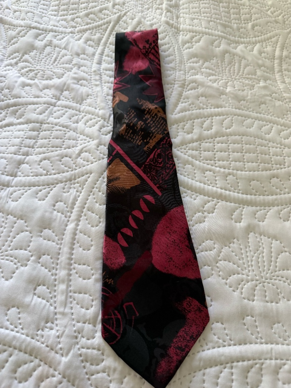 Mens Christian Armani Hand Made Multi Color Tie